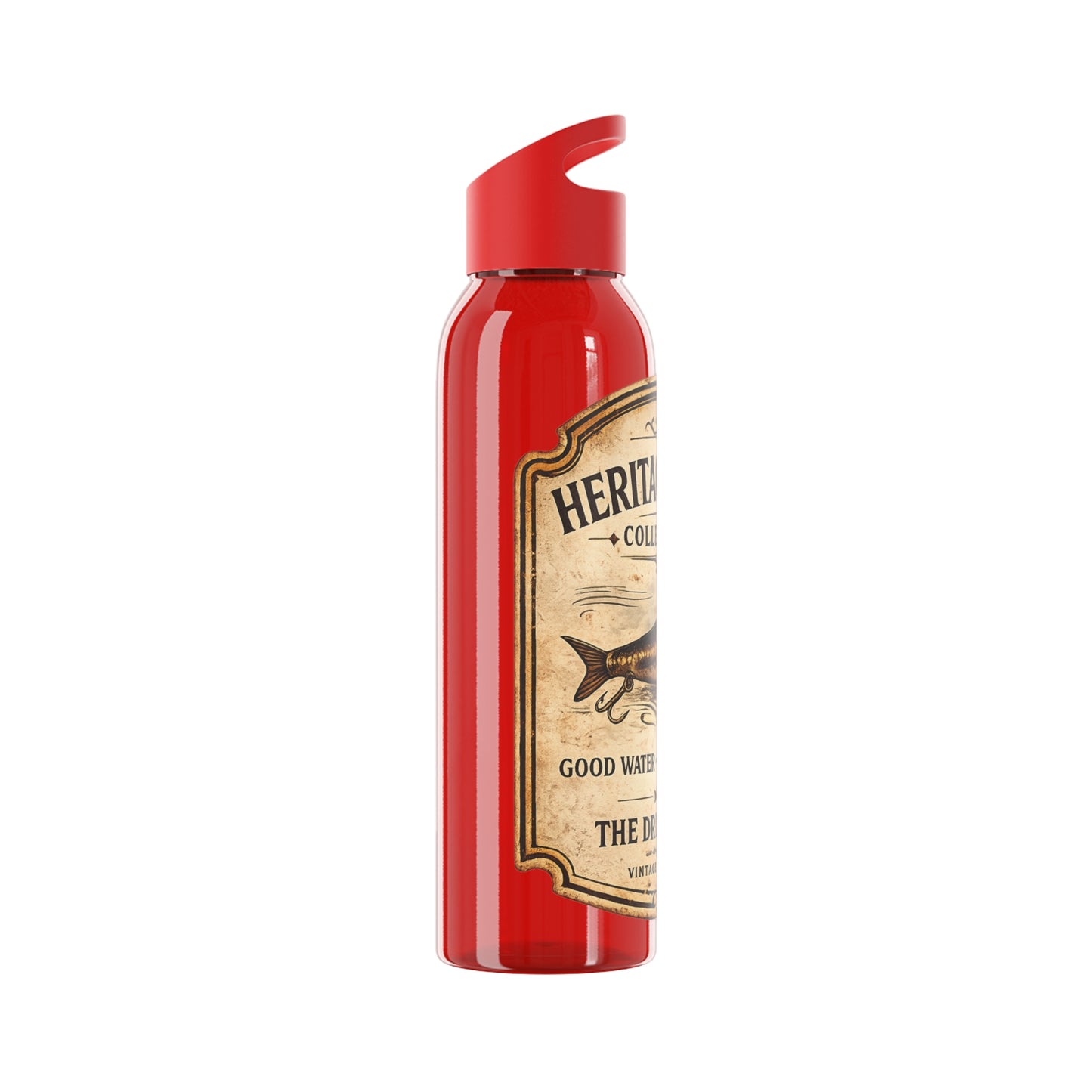 Heritage Lure Collection Water Bottle | Fishing Sports Bottle | The Driftline Company