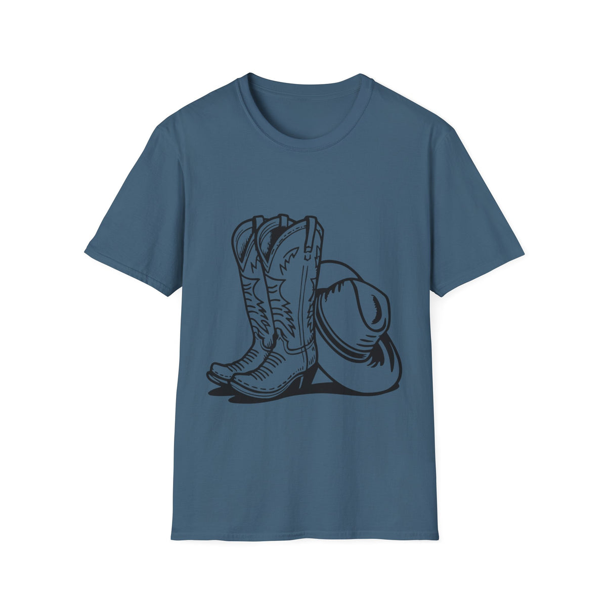 T-shirt Bottes et chapeau de cow-boy – T-shirt graphique style western