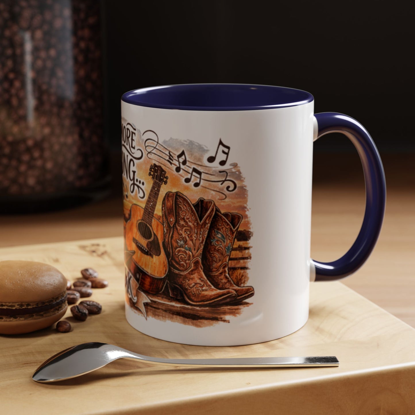 Mug à café country - Mug accent "Juste une autre chanson country" (325 ml)