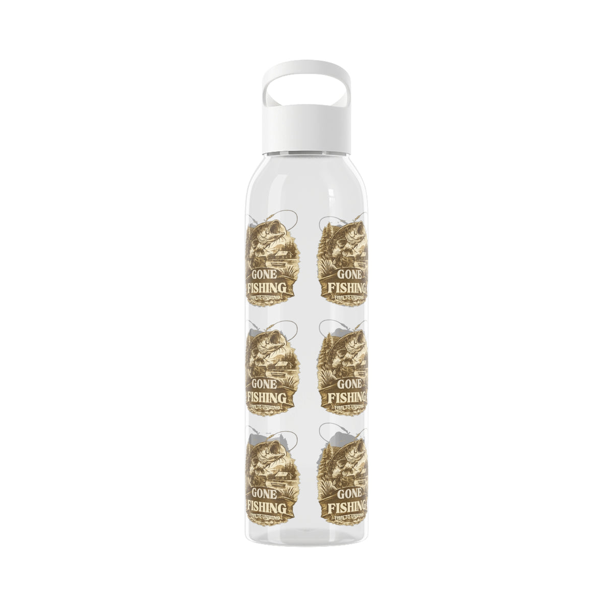 Gone Fishing Water Bottle – Time to Unwind Fishing Bottle