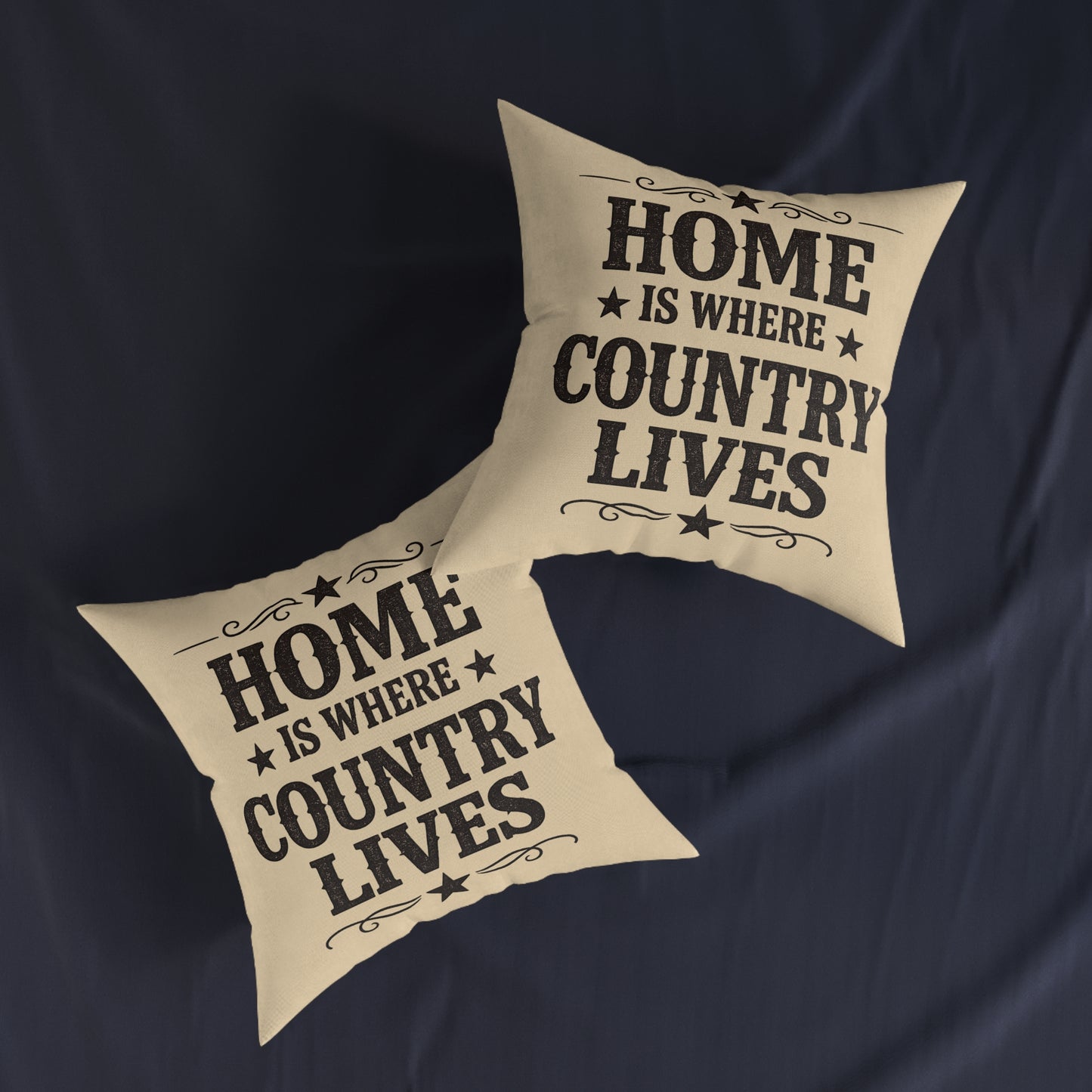 Home Is Where Country Lives Cushion – Country Home Decor