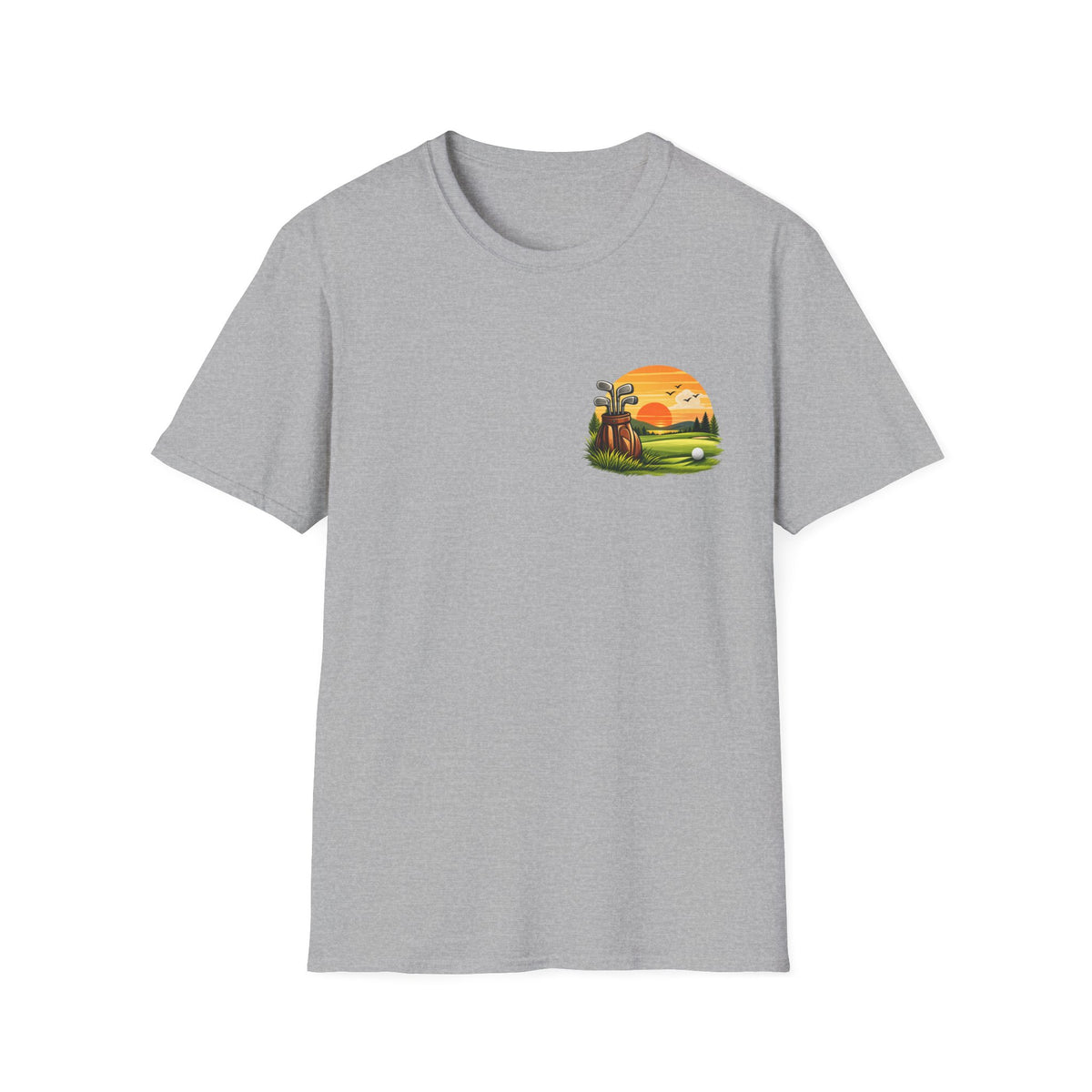 Sunset Golf T-Shirt – Minimal Golf Design
