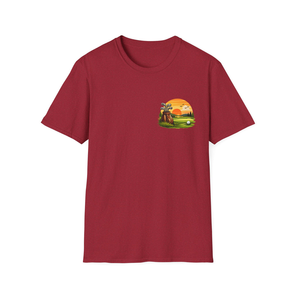 Sunset Golf T-Shirt – Minimal Golf Design