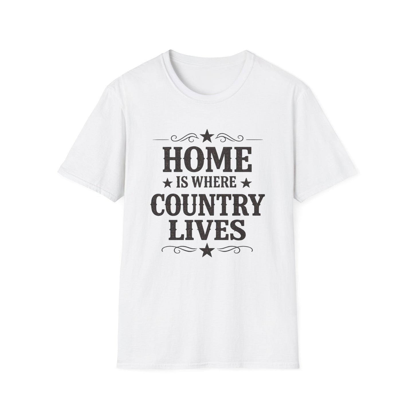 Home Is Where Country Lives T-Shirt – Country Style Tee