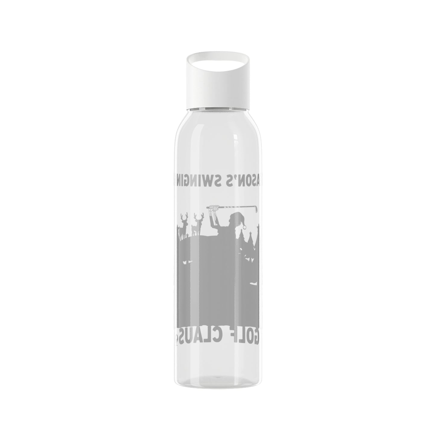 Golf Claus Christmas Golf Water Bottle – Season’s Swinging