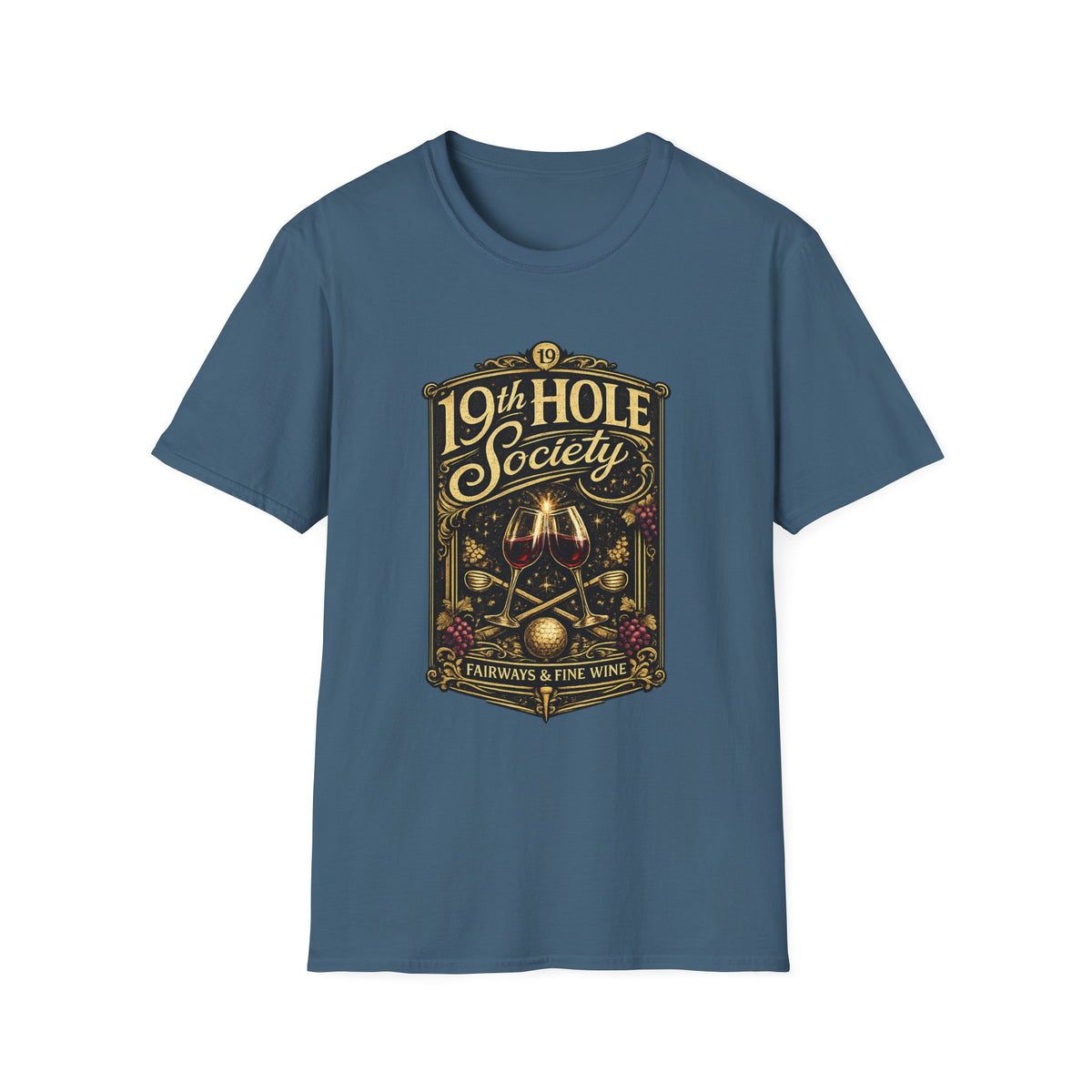 19th Hole Society Fairways and Fine Wine T-Shirt