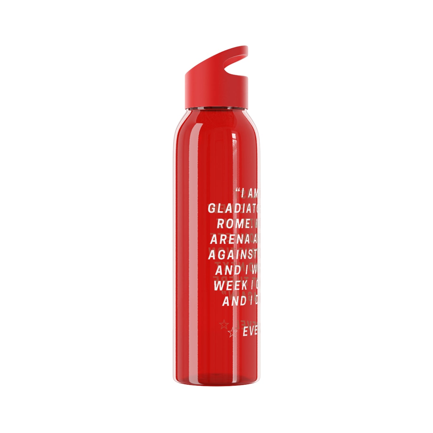 Evel Kneivel Legends Quote Water Bottle