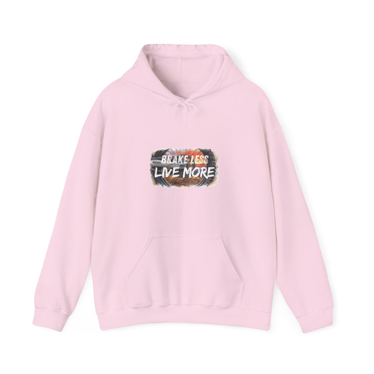 Brake Less Live More Hoodie — Motocross Graphic Pullover