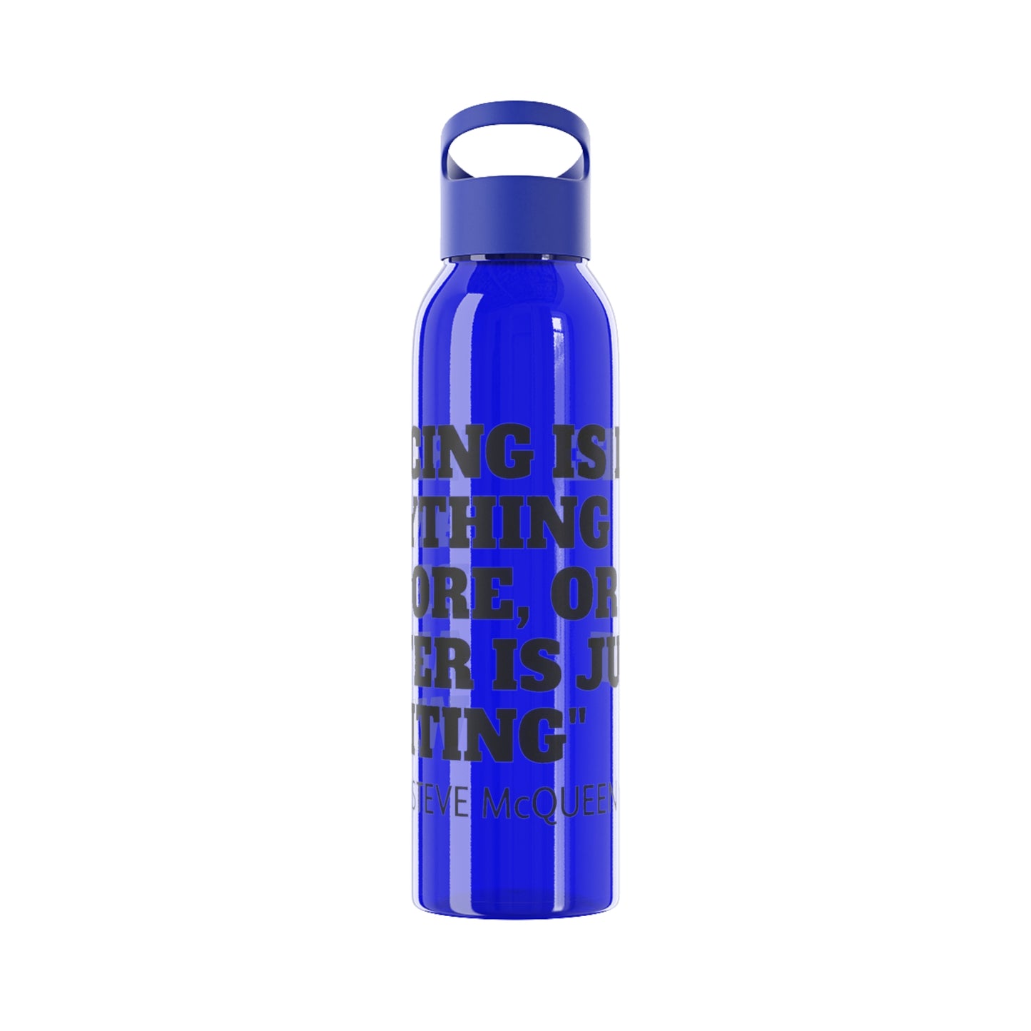 Mojo Moto MX Legends Steve McQueen Quote Water Bottle