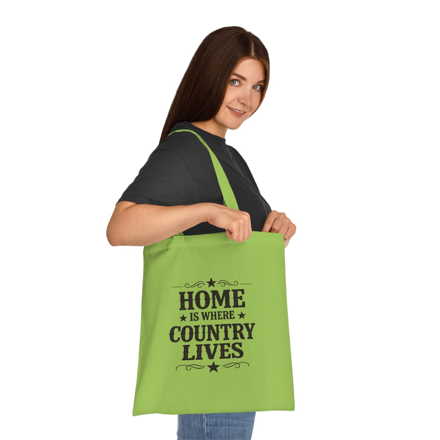 Home Is Where Country Lives Tote Bag – Country Shopper Bag