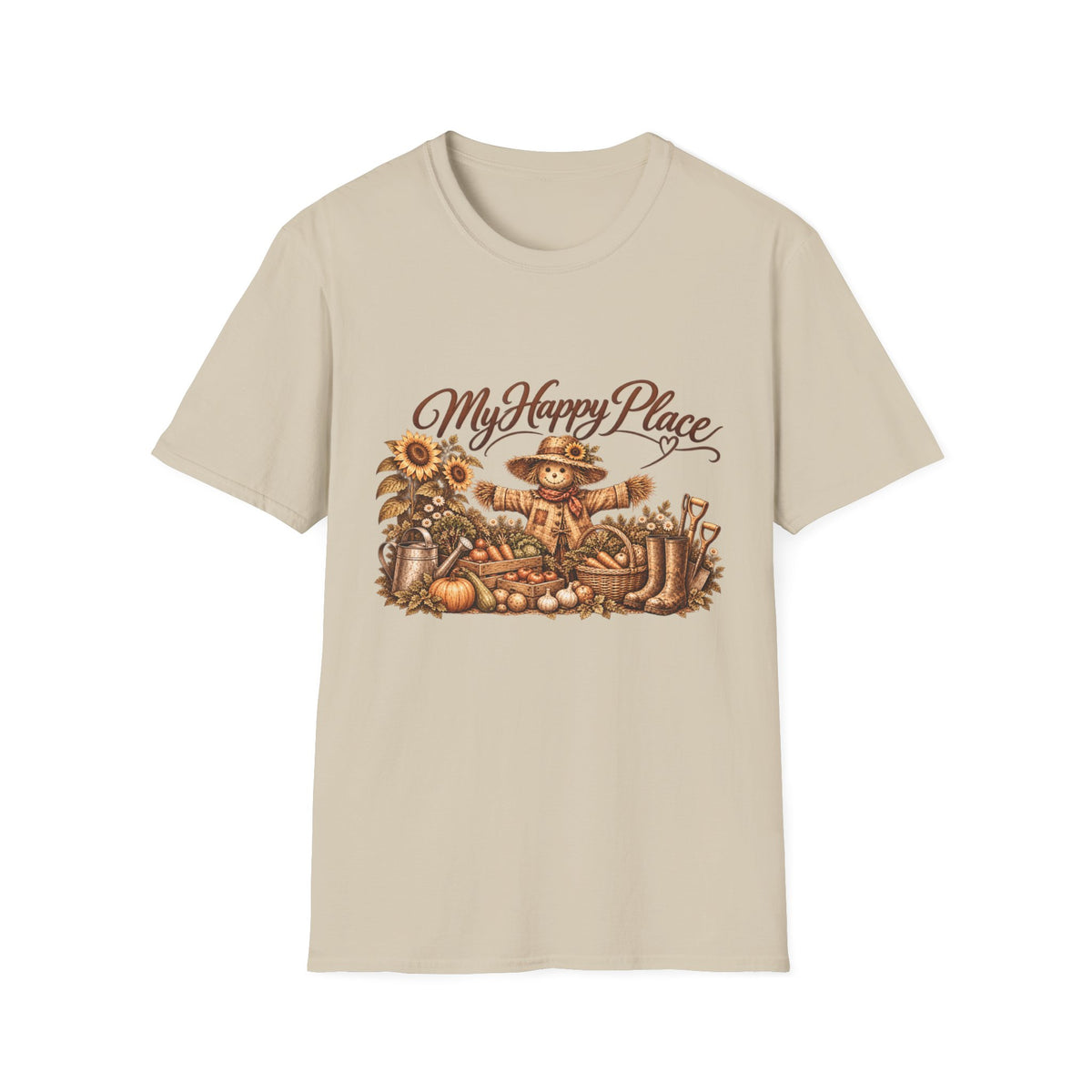 T-Shirt "Happy Place Gardening"