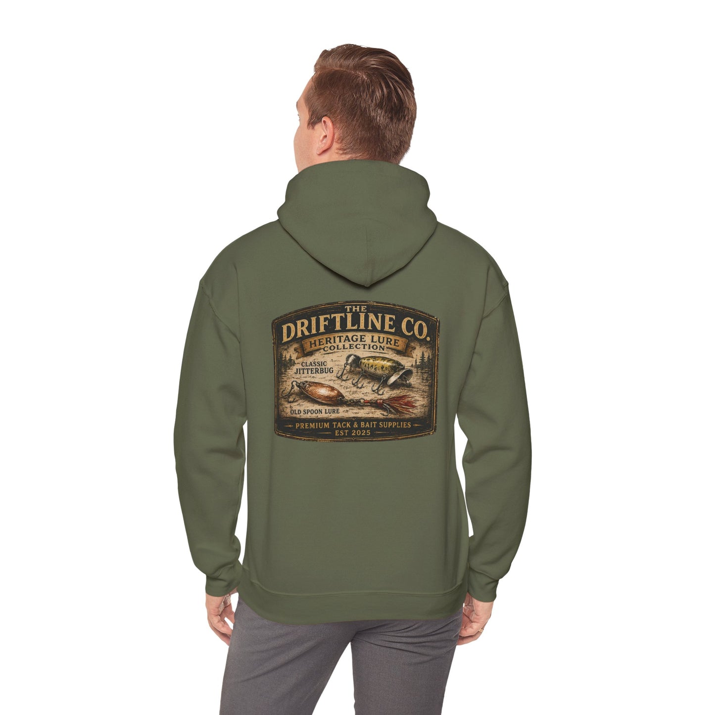 The Driftline Company Heritage Lure Collection Hoodie
