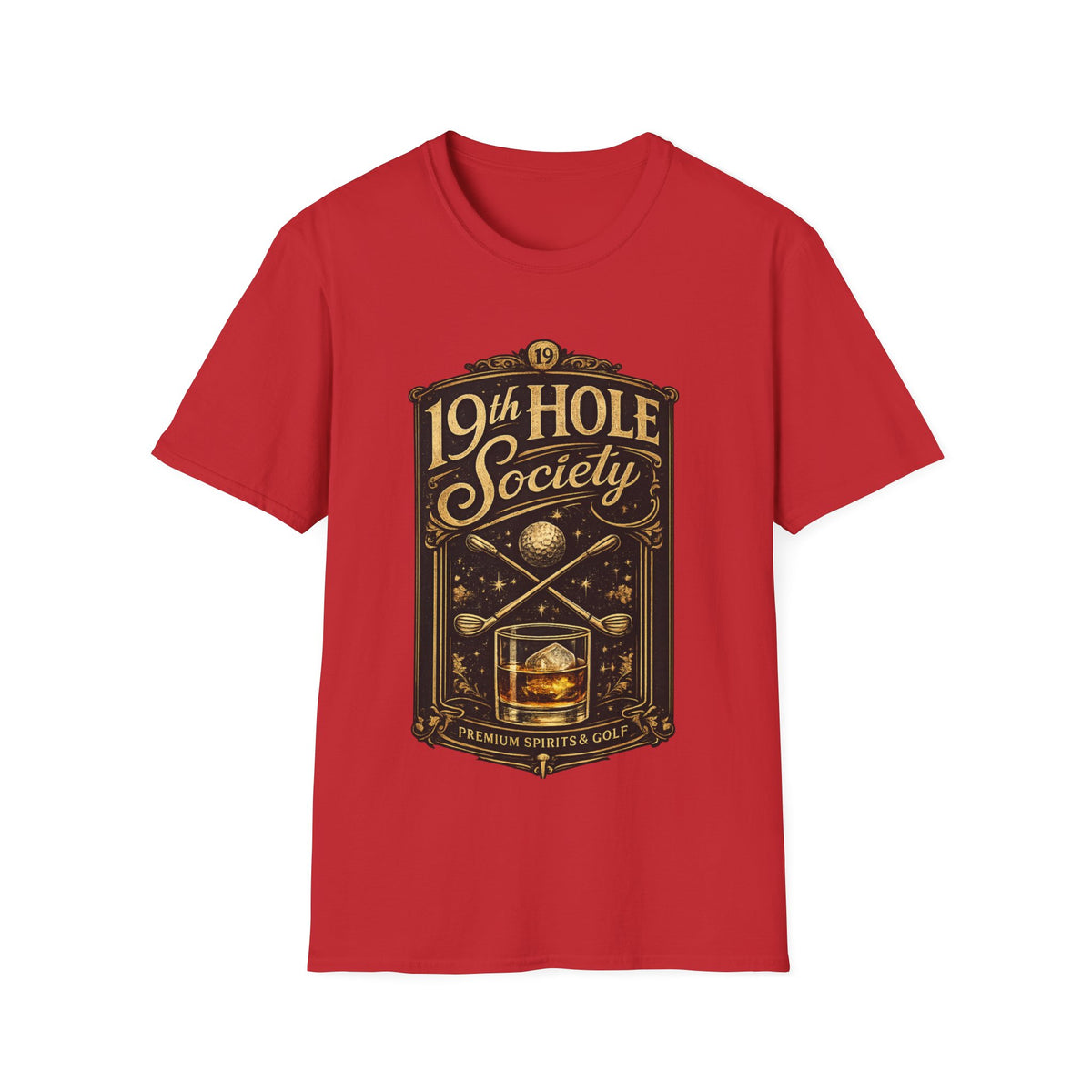19th Hole Society Fine Spirits and Golf T-Shirt