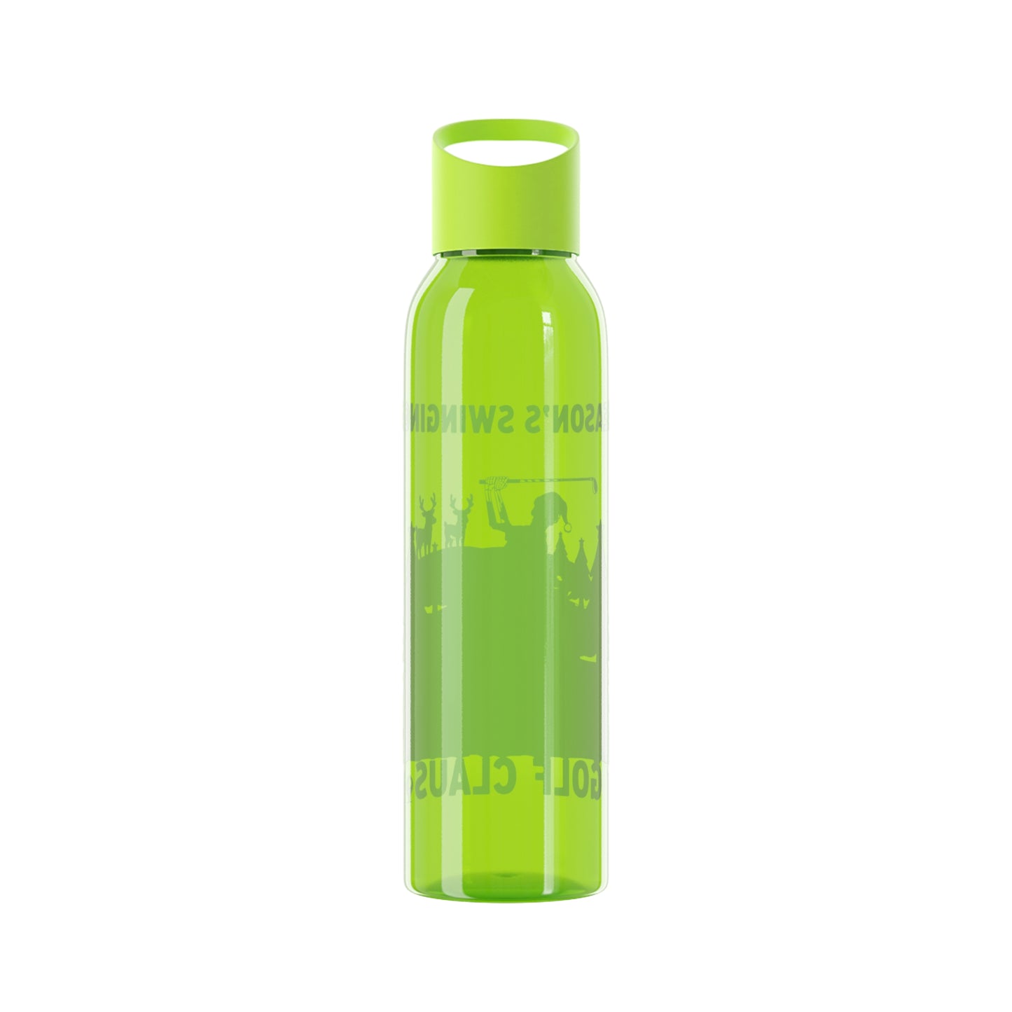 Golf Claus Christmas Golf Water Bottle – Season’s Swinging