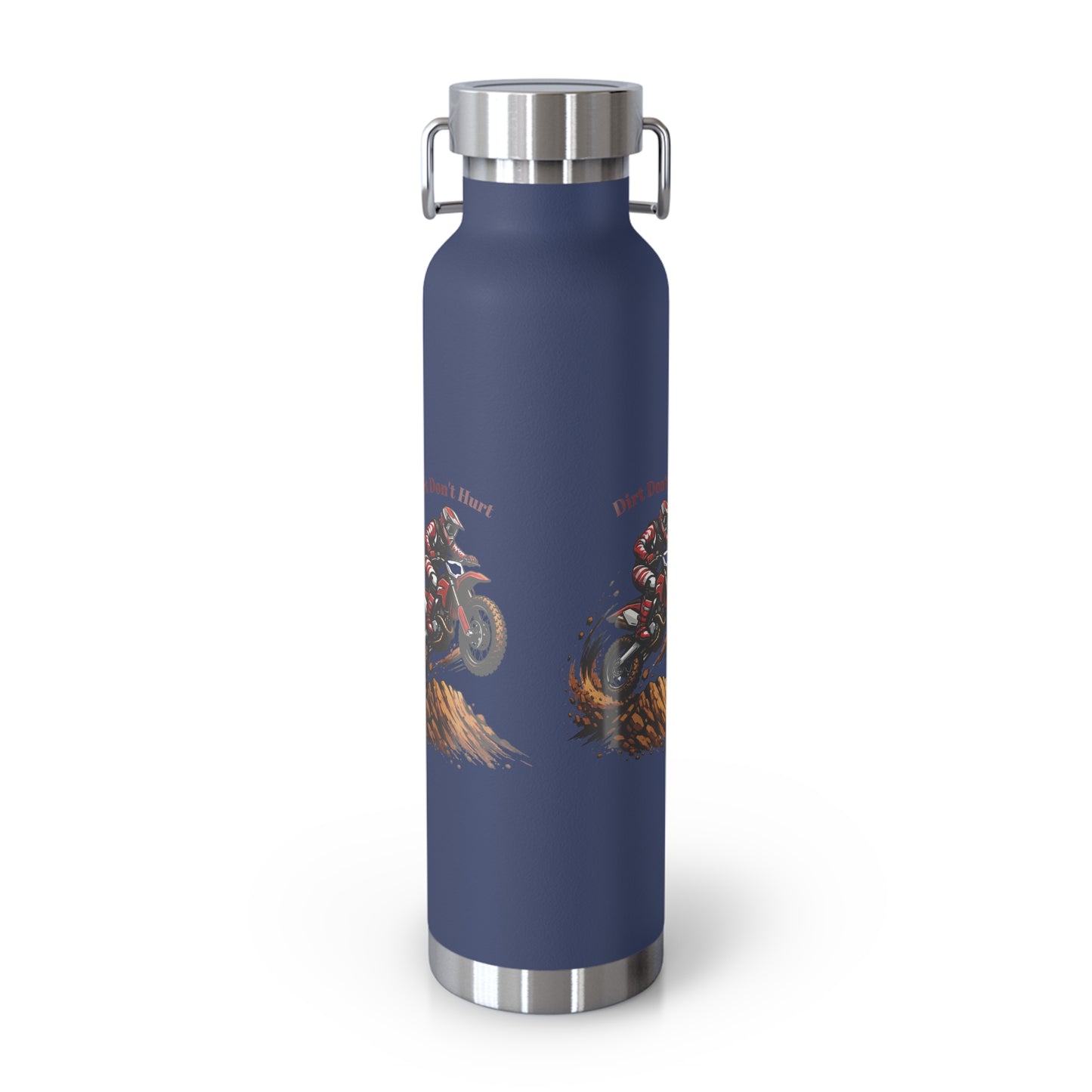 Dirt Don’t Hurt Moto Water Bottle — 22oz Insulated Stainless Steel