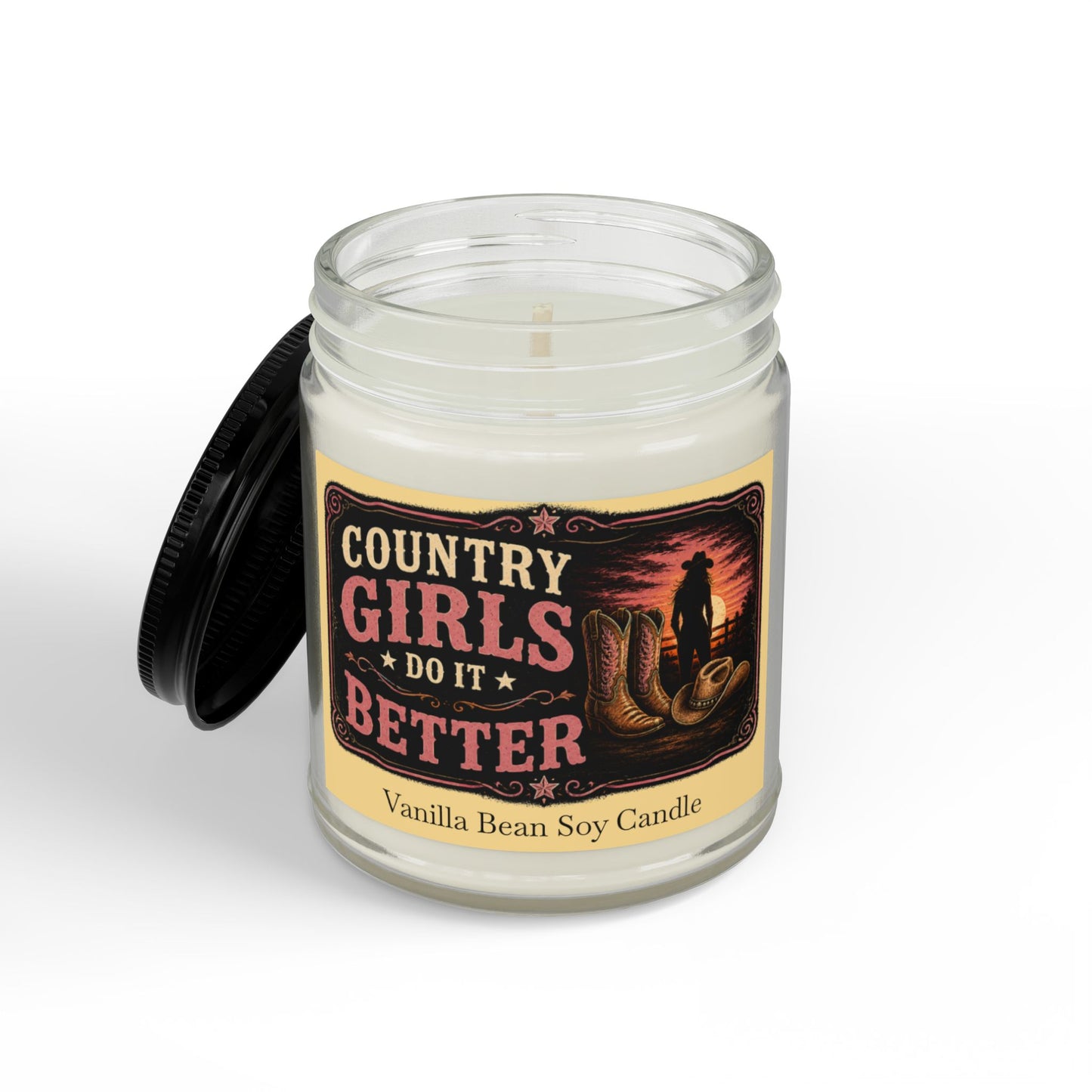 Country Girls Do It Better Vanilla Bean Scented Soy Candle