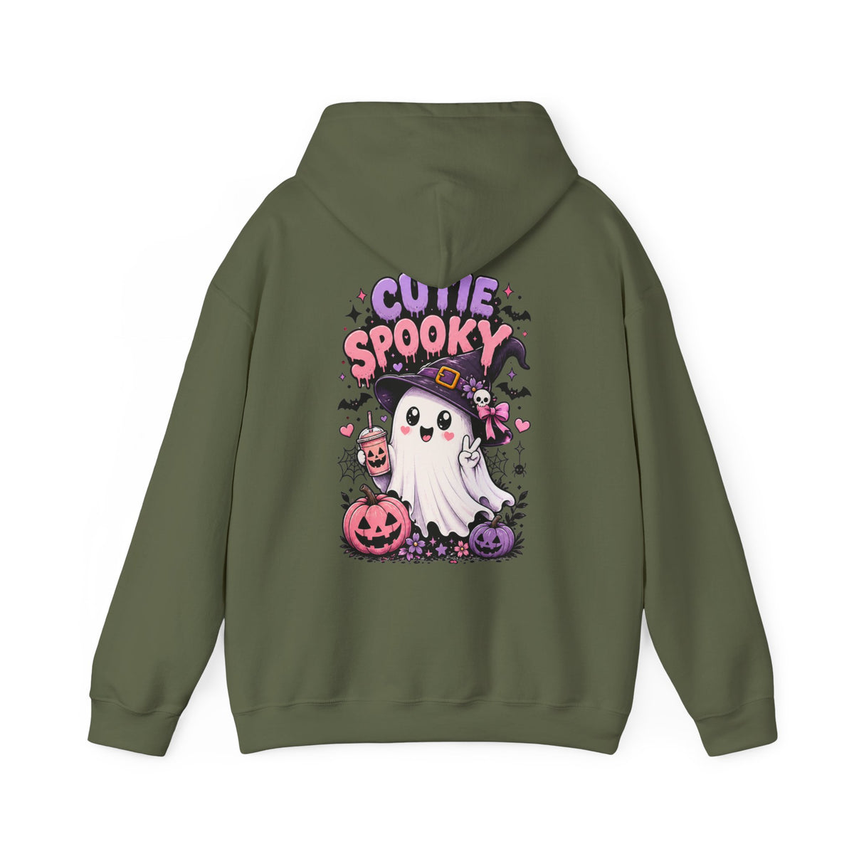 Cutie Spooky Halloween Hoodie – Cute Ghost Unisex Hoodie