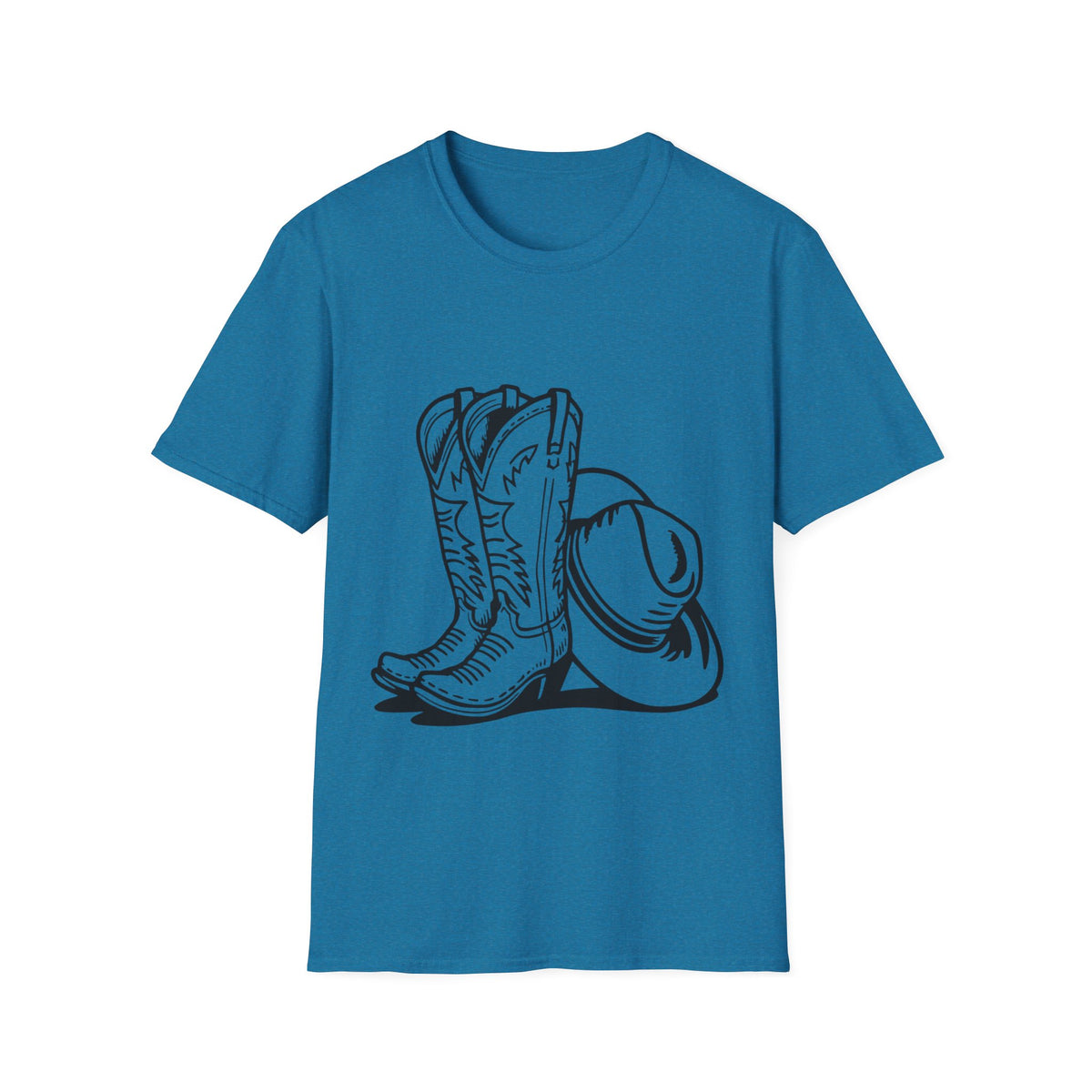 T-shirt Bottes et chapeau de cow-boy – T-shirt graphique style western