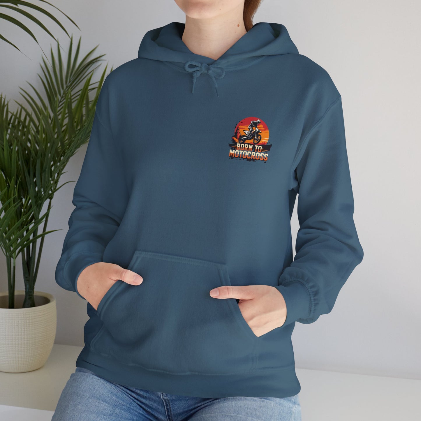 Born to Motocross Sunset Hoodie