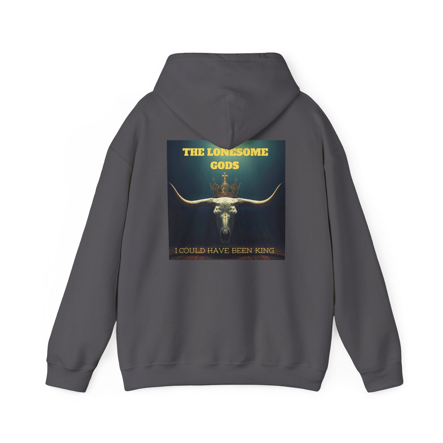 Sweat à capuche graphique Lonesome Gods - Sweat-shirt unisexe en tissu épais avec motifs des deux côtés