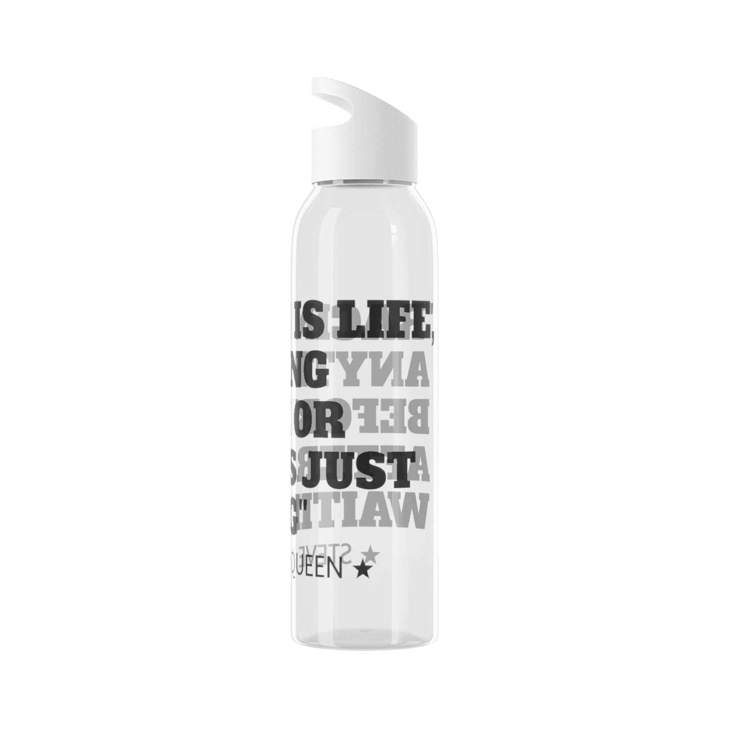Mojo Moto MX Legends Steve McQueen Quote Water Bottle