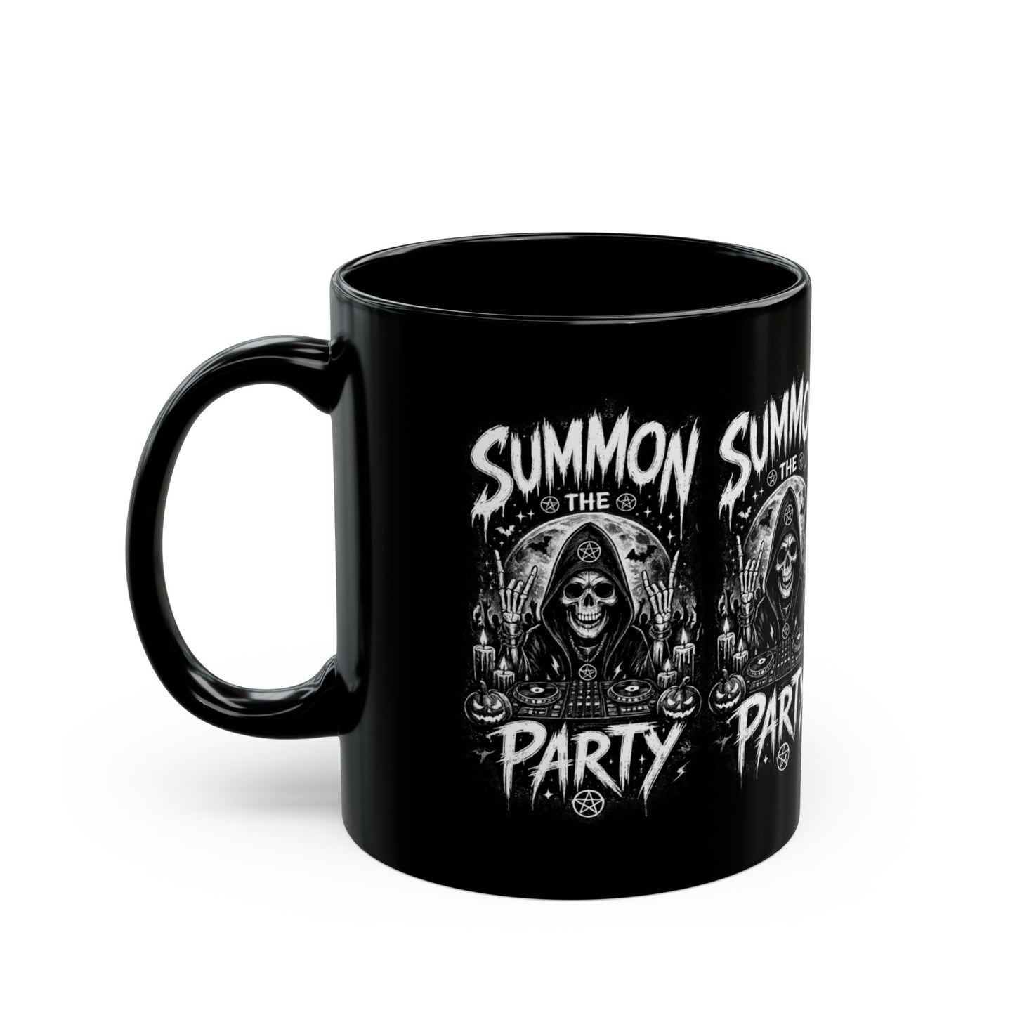 Summon the Party Black Mug