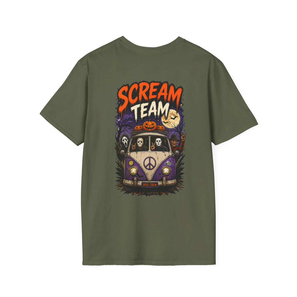 Scream Team Halloween T-Shirt – Unisex Horror Gamer Tee