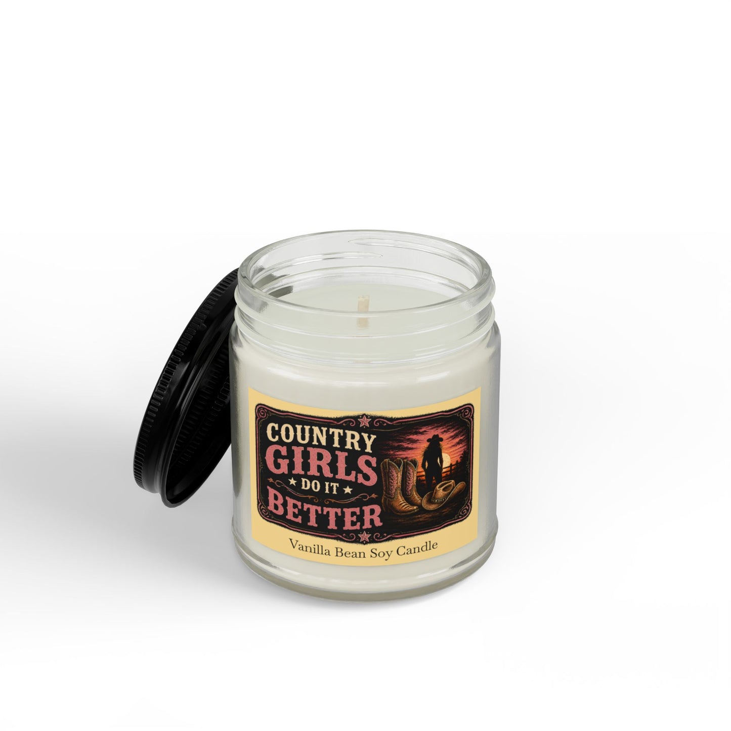 Country Girls Do It Better Vanilla Bean Scented Soy Candle