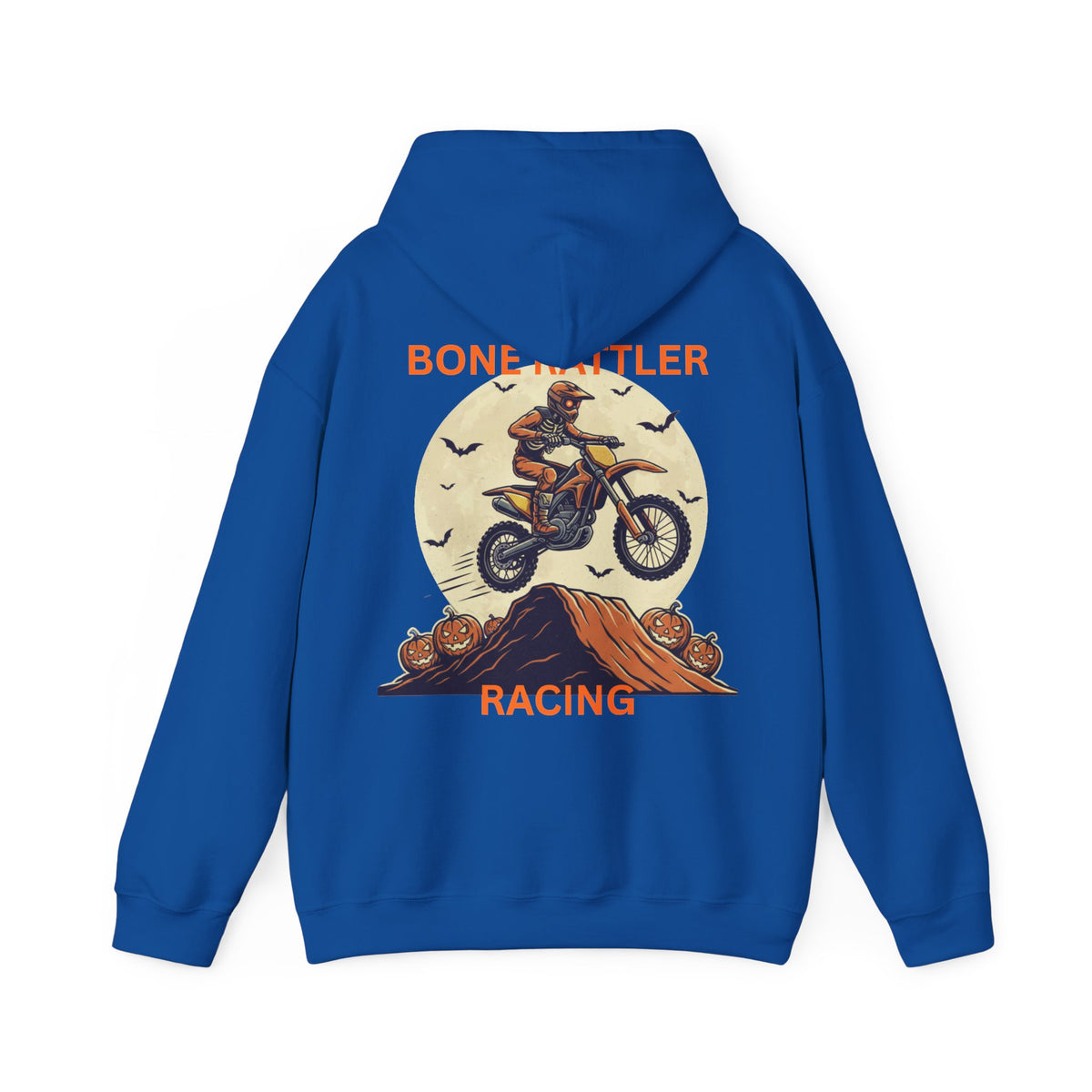 Bone Rattler Motocross Halloween Hoodie – Unisex Dirt Bike Hoodie