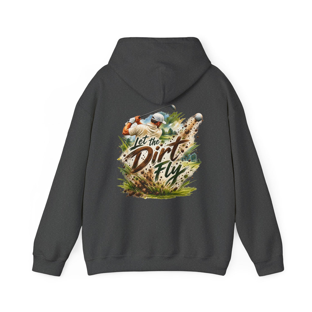 Sweat à capuche de golf - Pull de golfeur "Laisse la terre voler"