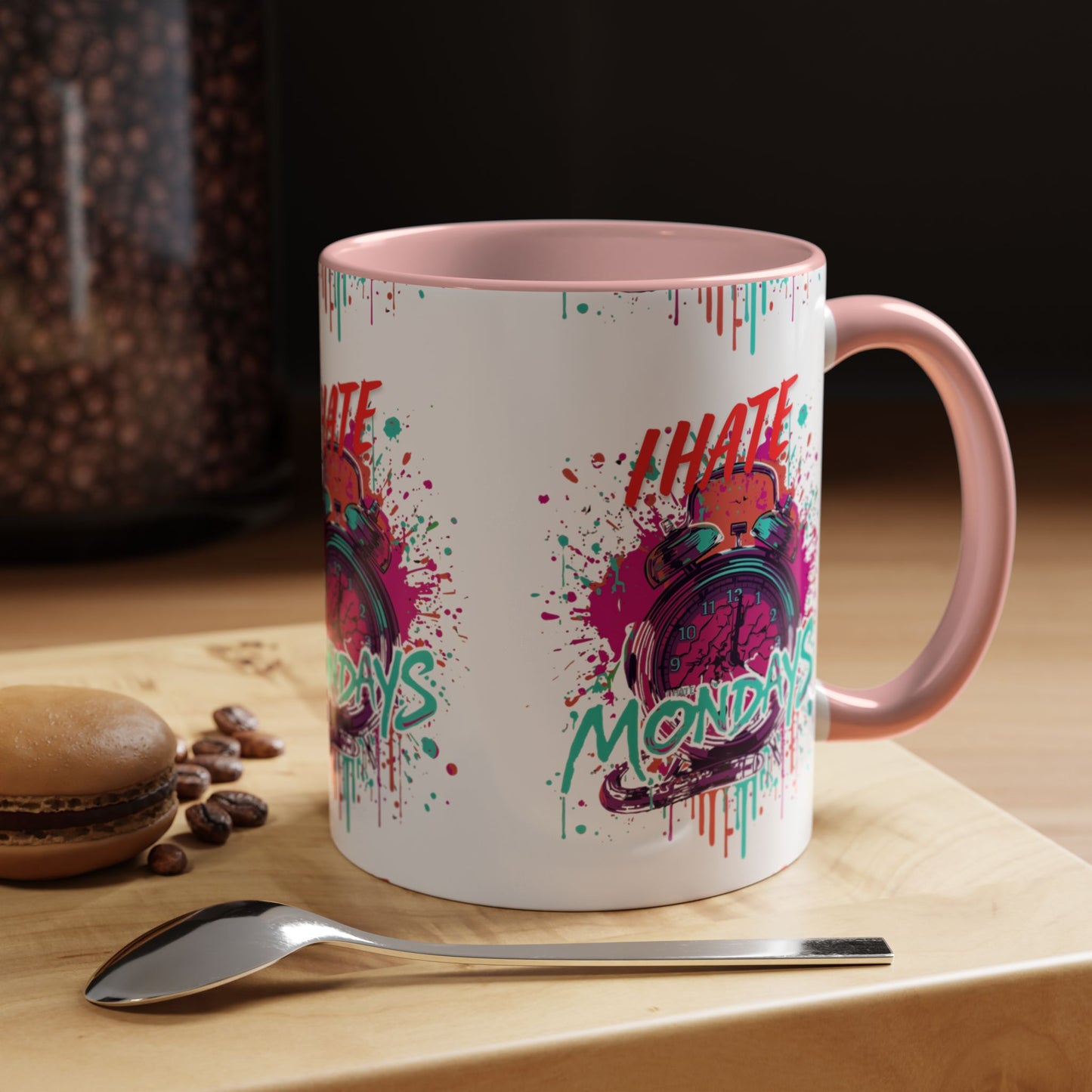 I Hate Mondays Accent Mug