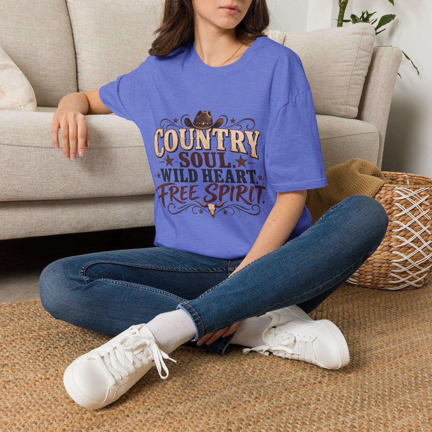 Country Soul Wild Heart Free Spirit T-Shirt – Western Country Tee
