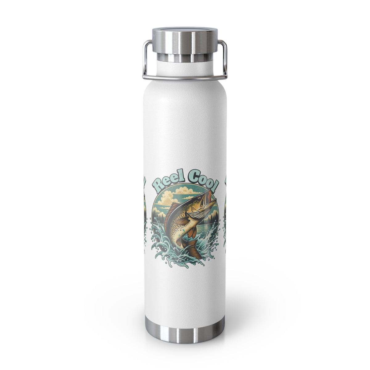 Reel Cool Insulated Flask – Retro Fishing Flask
