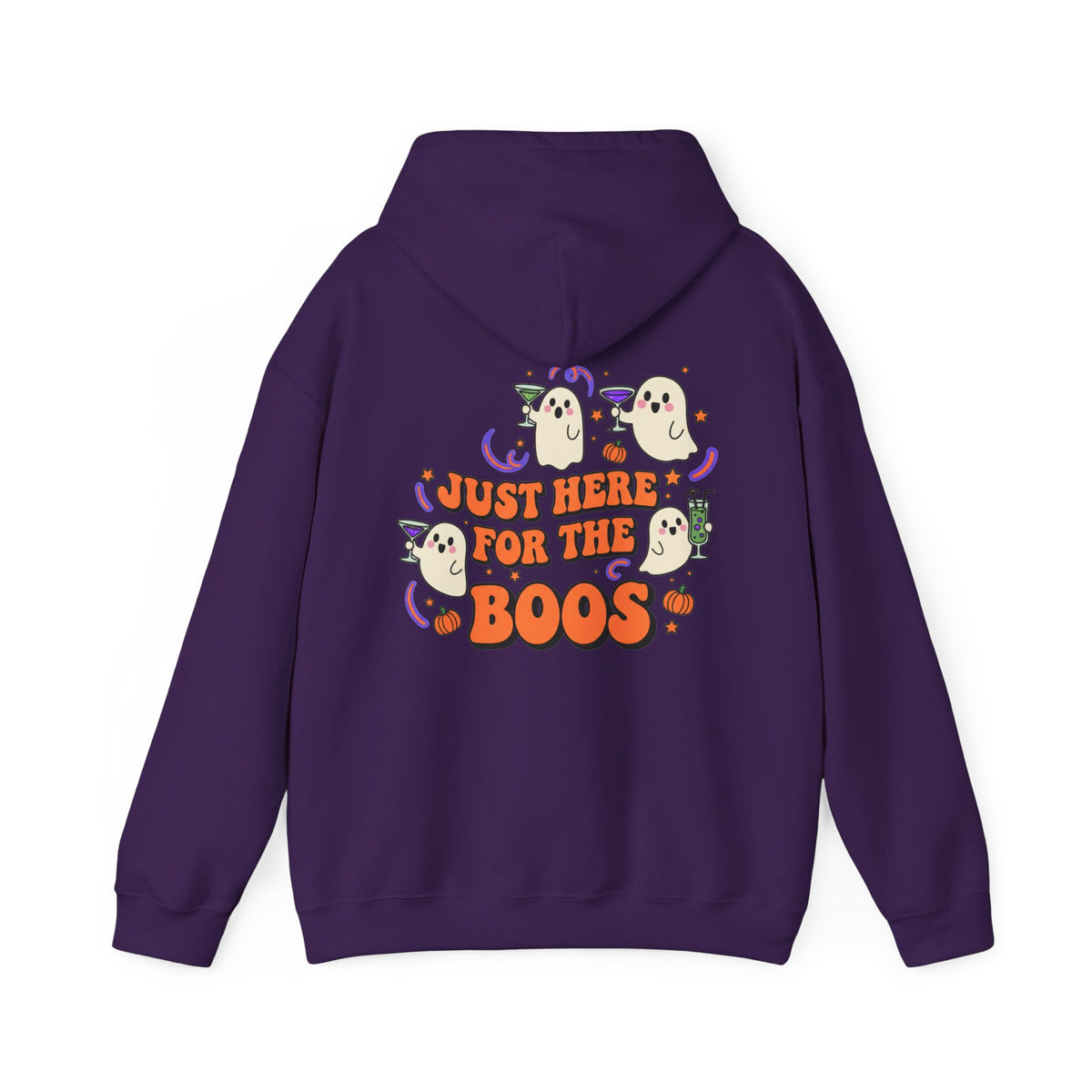 Just Here for the Boos Halloween Ghost Hoodie