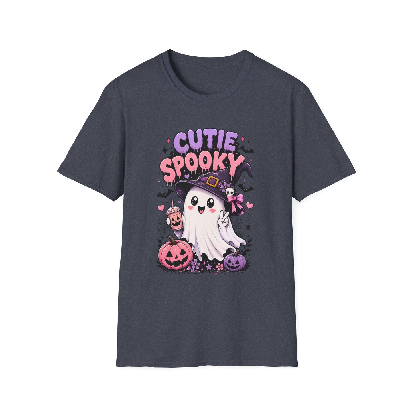 Cutie Spooky Ghost Halloween T-Shirt – Cute Graphic Tee