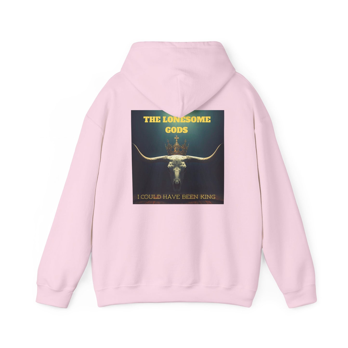 Sweat à capuche graphique Lonesome Gods - Sweat-shirt unisexe en tissu épais avec motifs des deux côtés