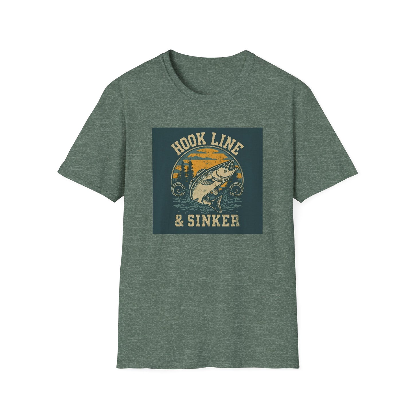 Hook Line & Sinker Fishing T-Shirt for Outdoors Enthusiasts