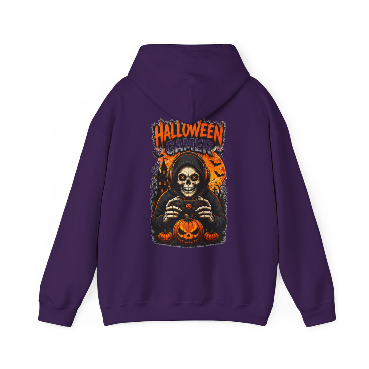 Halloween Gamer Hoodie – Skull Gaming Halloween Hoodie