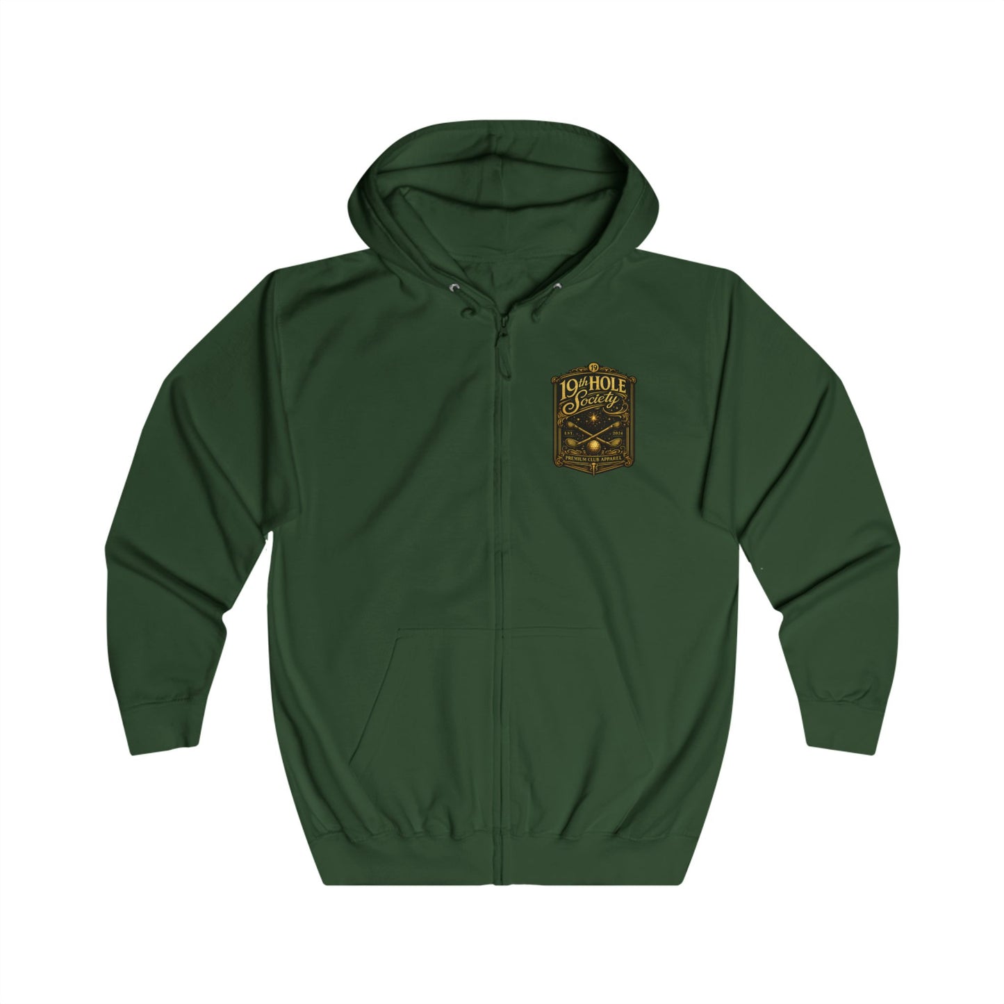 19th Hole Society Club Kapuzenjacke mit Reißverschluss