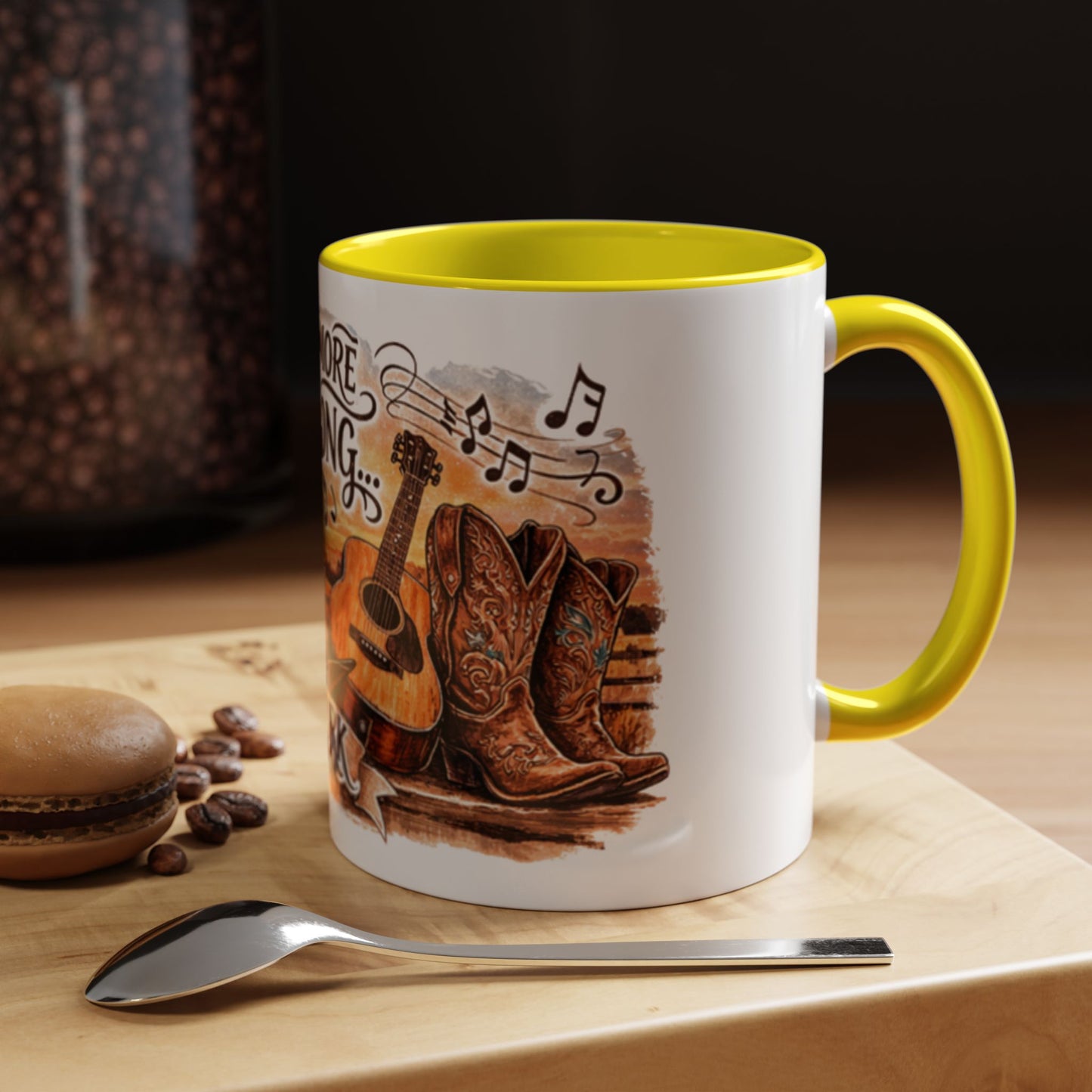 Mug à café country - Mug accent "Juste une autre chanson country" (325 ml)