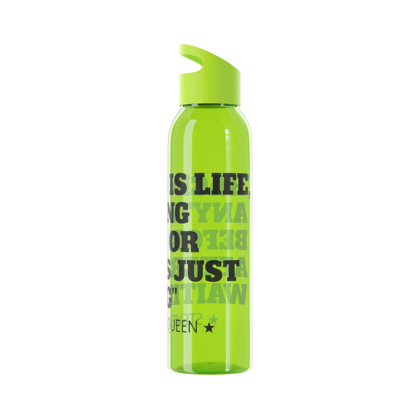 Mojo Moto MX Legends Steve McQueen Quote Water Bottle