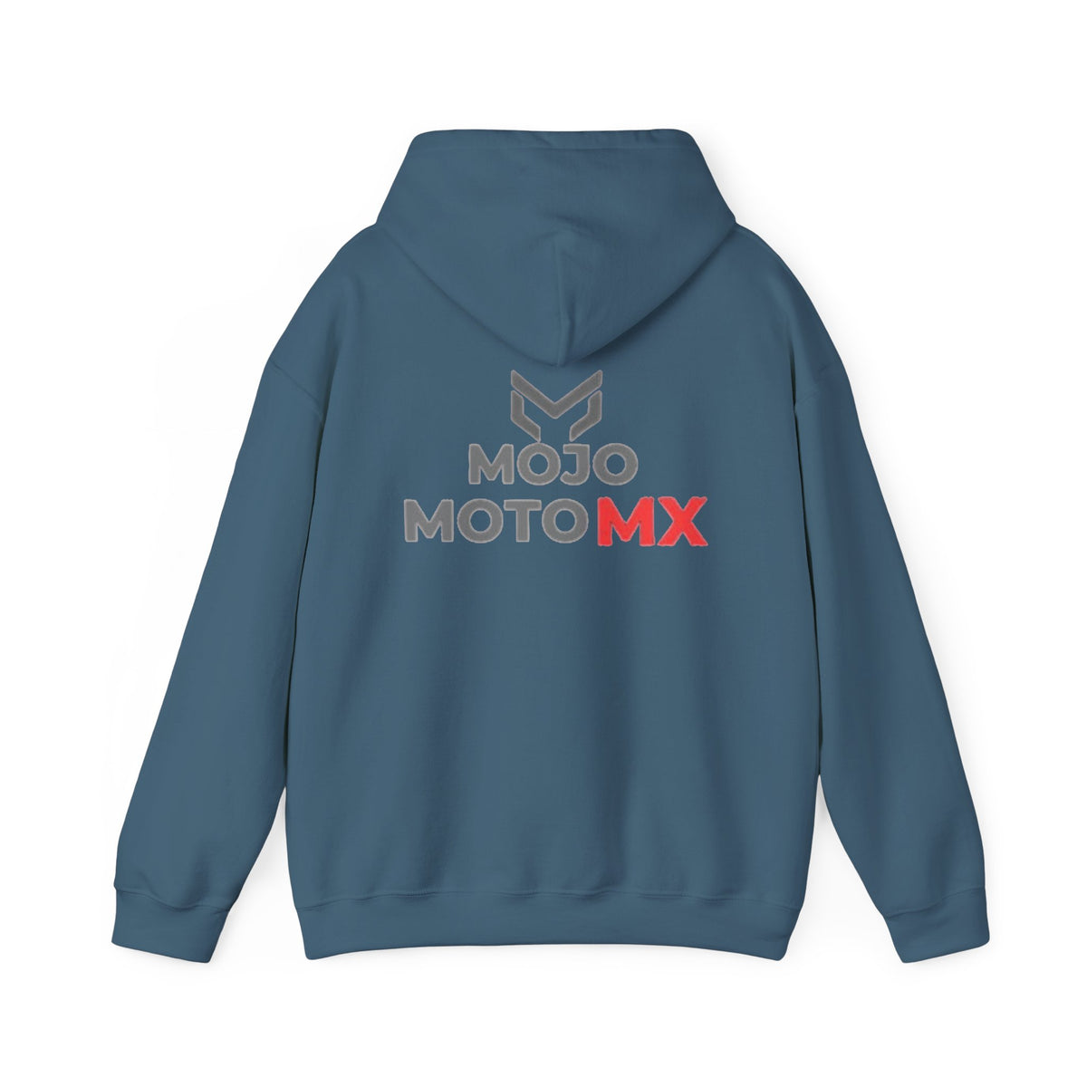 Mojo Moto MX Logo Hoodie – Front & Back Print Motocross Hoodie