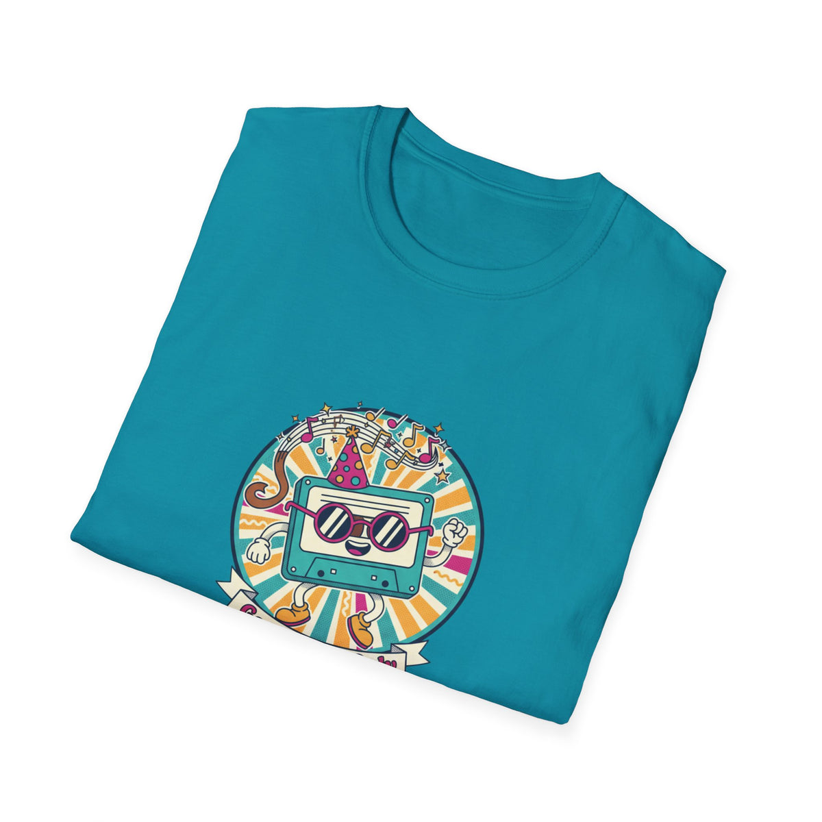 Retro Good Vibes Only T-Shirt | Colourful Retro Cassette Graphic Tee | 80s & 90s Inspired Unisex T-Shirt