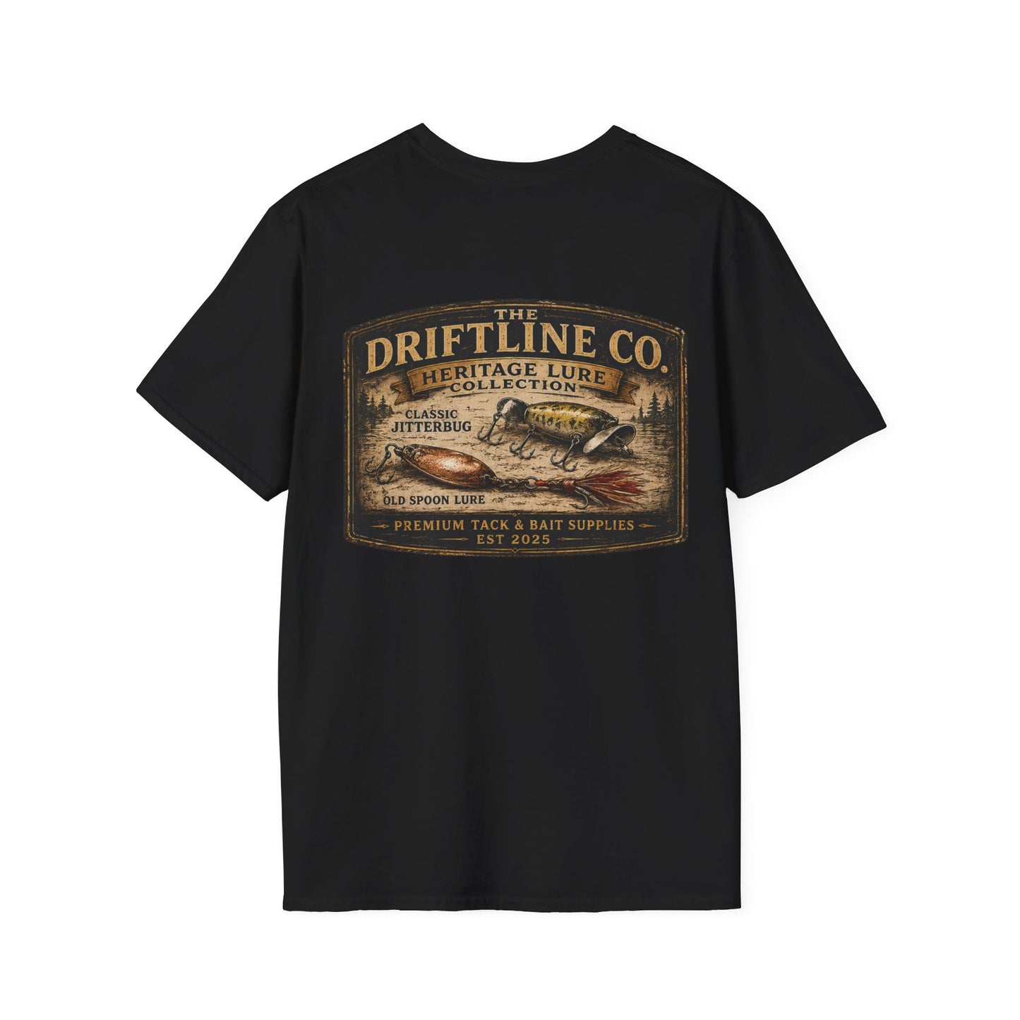 Heritage Lure Collection Vintage Fishing T-Shirt | The Driftline Company