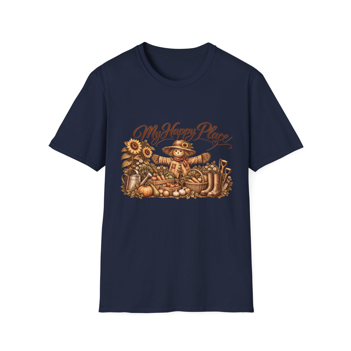 T-Shirt "Happy Place Gardening"