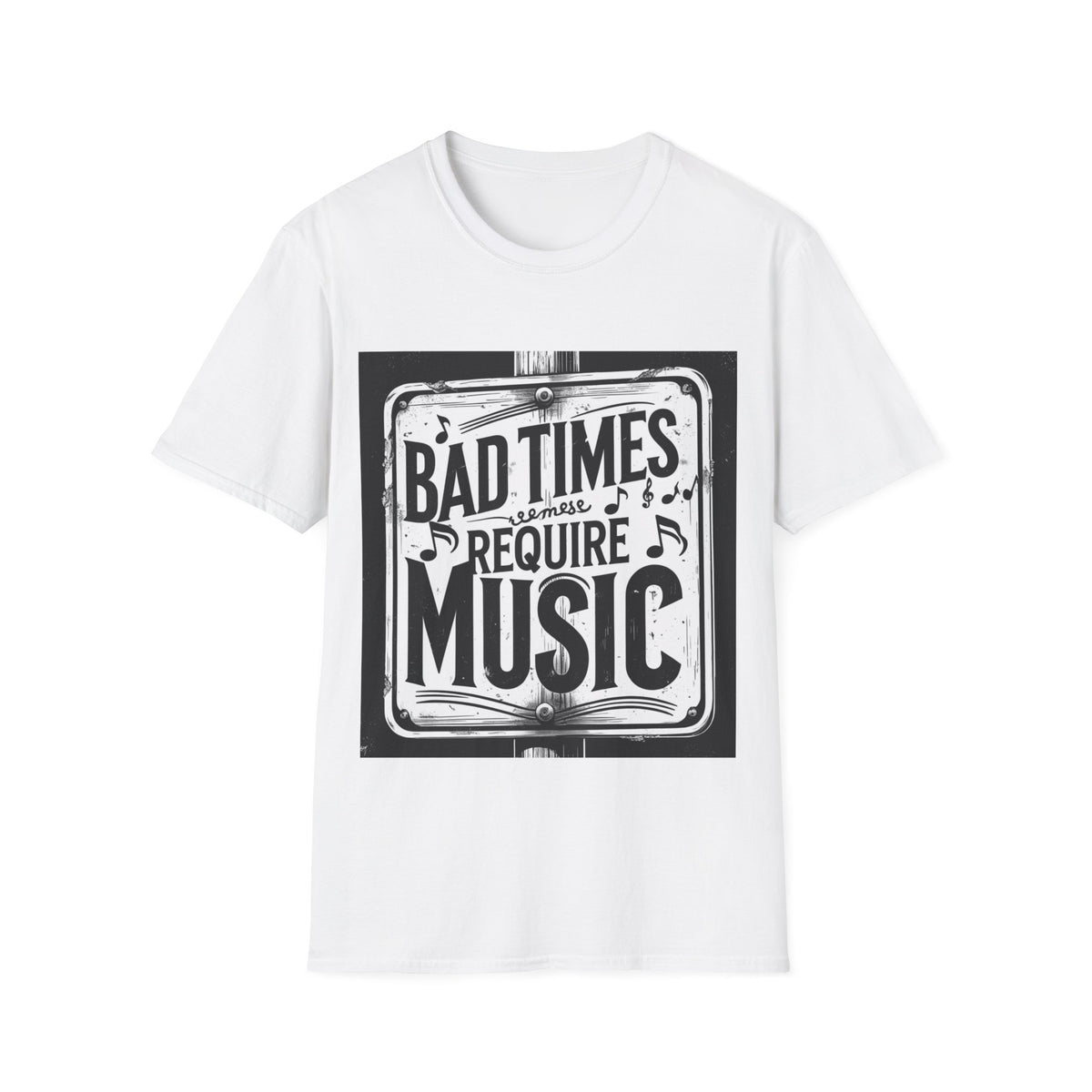 Unisex Softstyle T-Shirt, einzigartiges Musikliebhaber Grafik-T-Shirt, cooles Retro Konzert-Shirt, Vintage Band Fan Bekleidung, Geschenk für Musiker