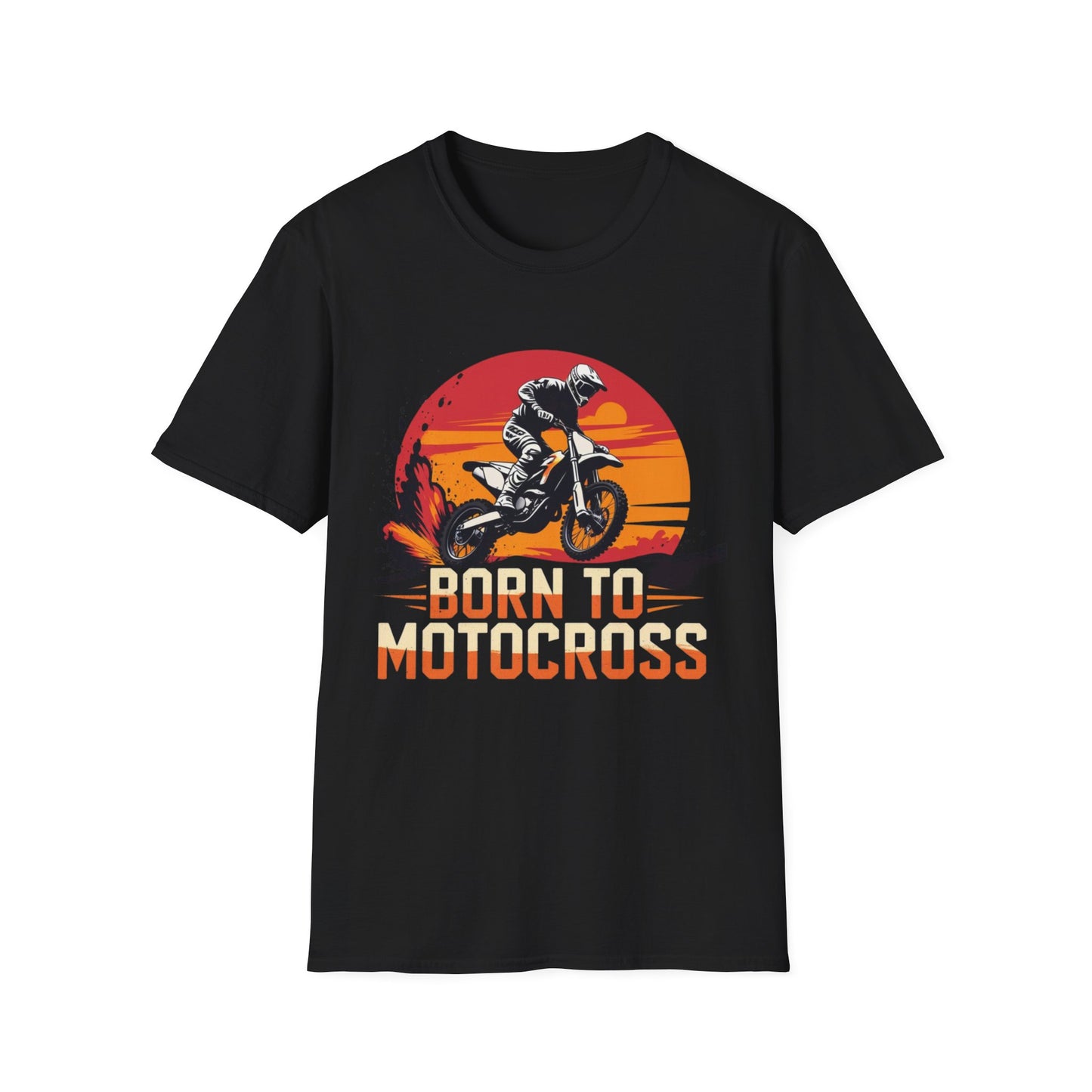 Born to Motocross Sunset T-Shirt - Dirt Bike Tee