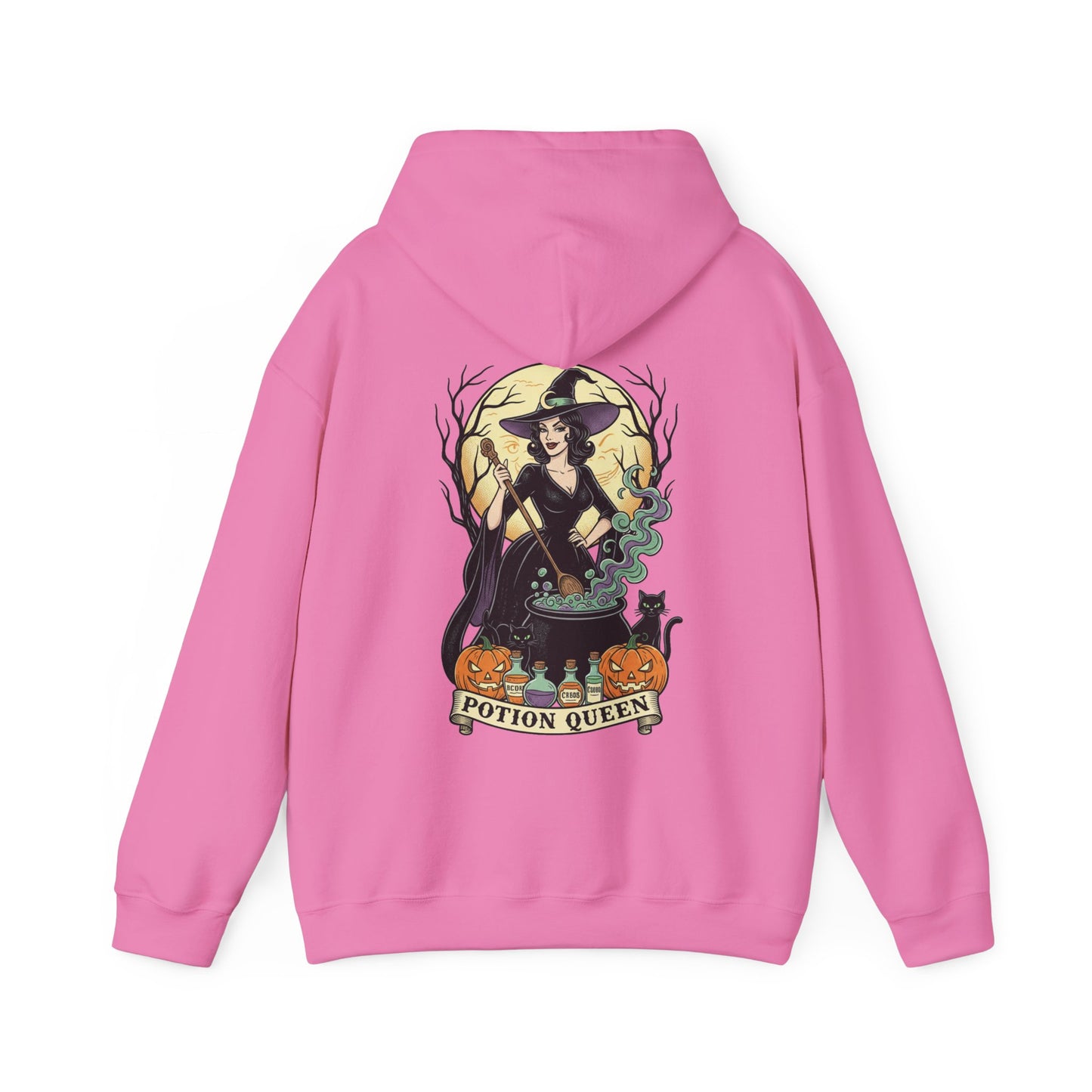 Potion Queen Hoodie Halloween Hexenkessel Grafik Sweatshirt