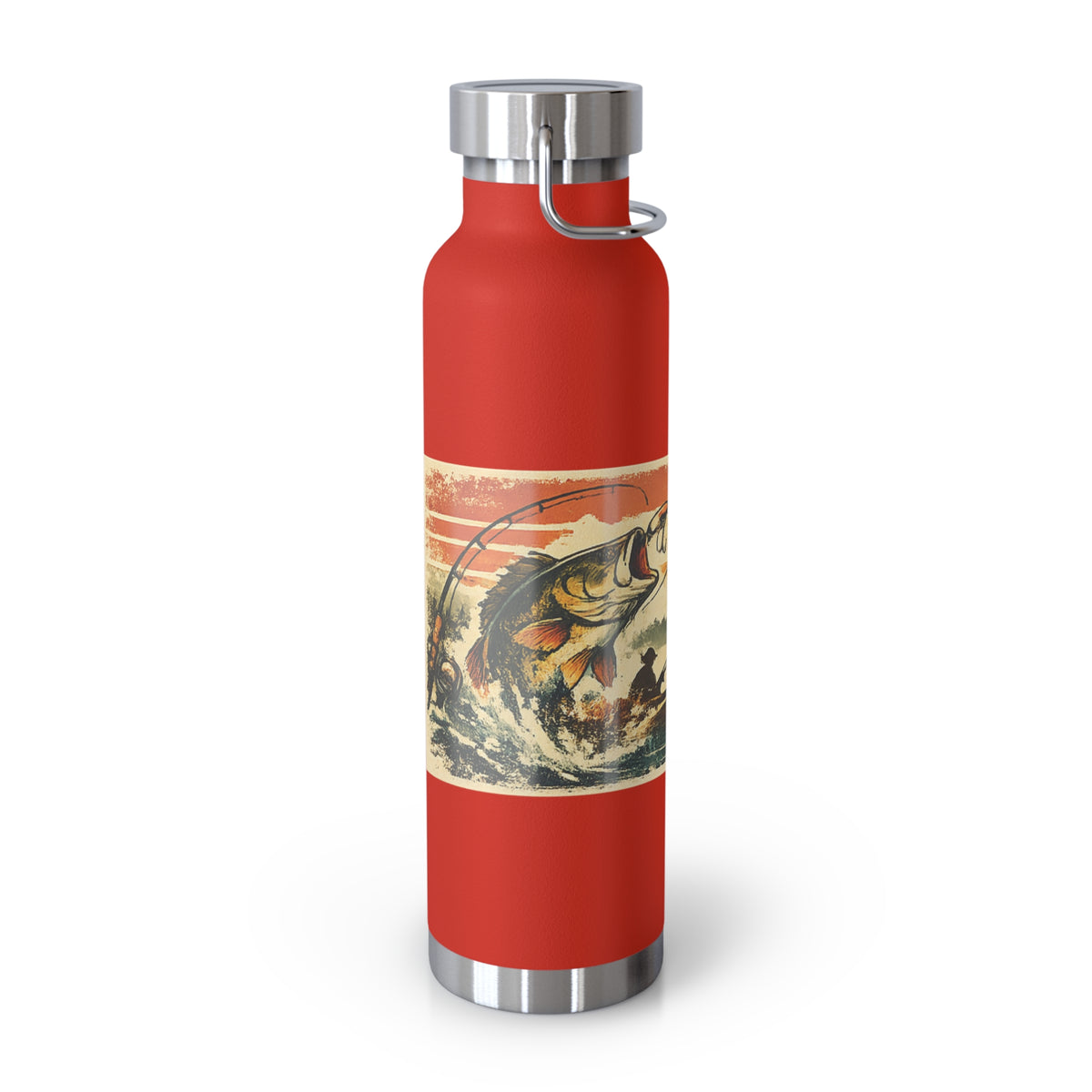 Hooked on Action Insulated Flask – Retro Fishing Flask