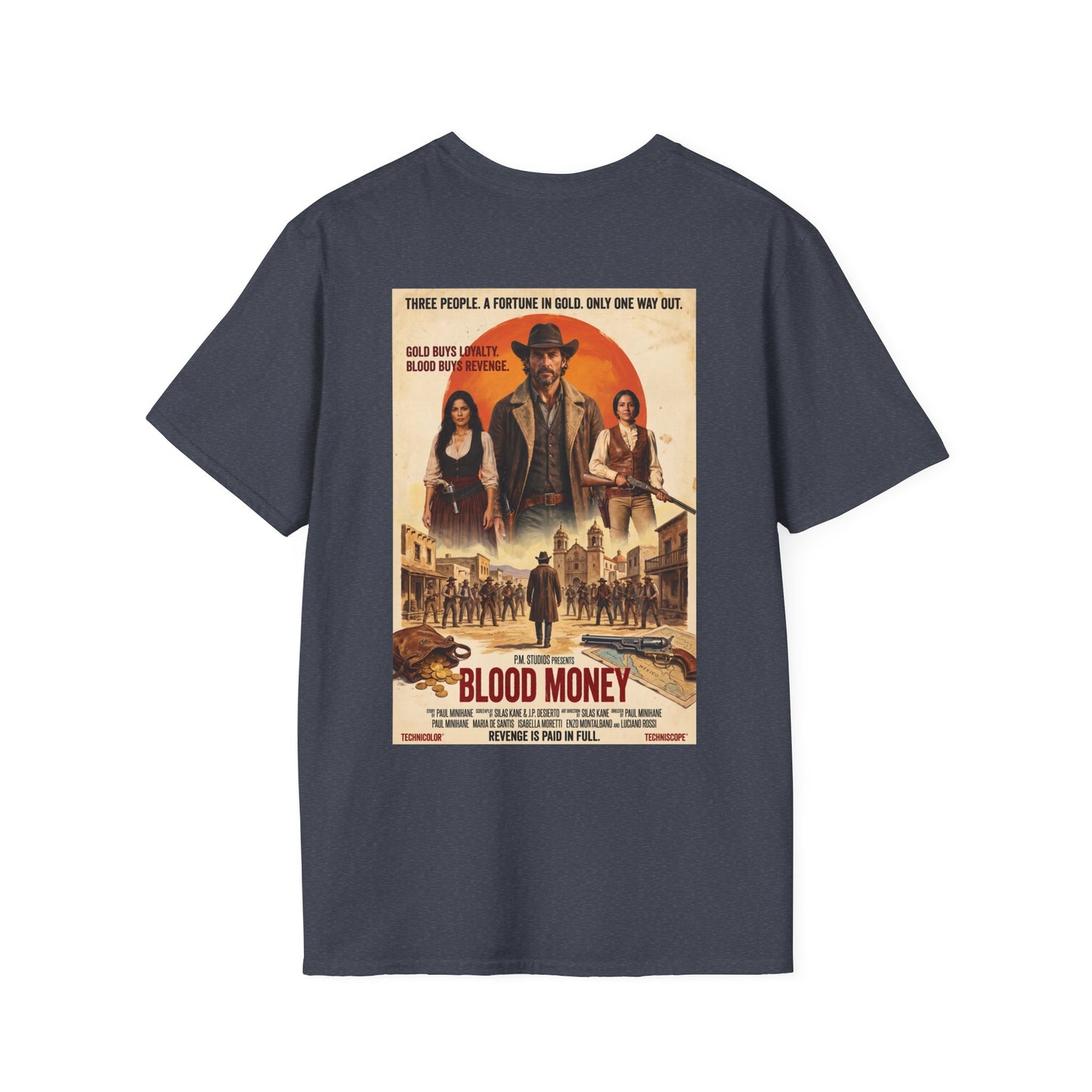 PM Pictures Blood Money T-Shirt – English Edition